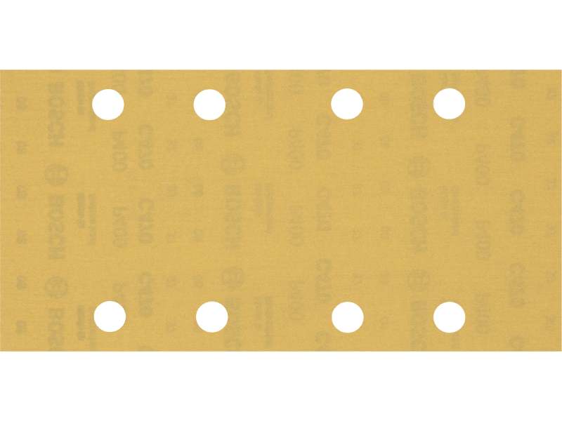 Brusni papir EXPERT Bosch z 8 luknjami za vibracijske brusilnike, Dimenzije: 93x186mm, Zrnatost: 400, 2608900859